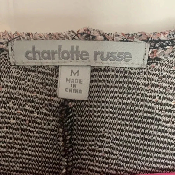 Charlotte Russe tweed cardigan  - Picture 4 of 4